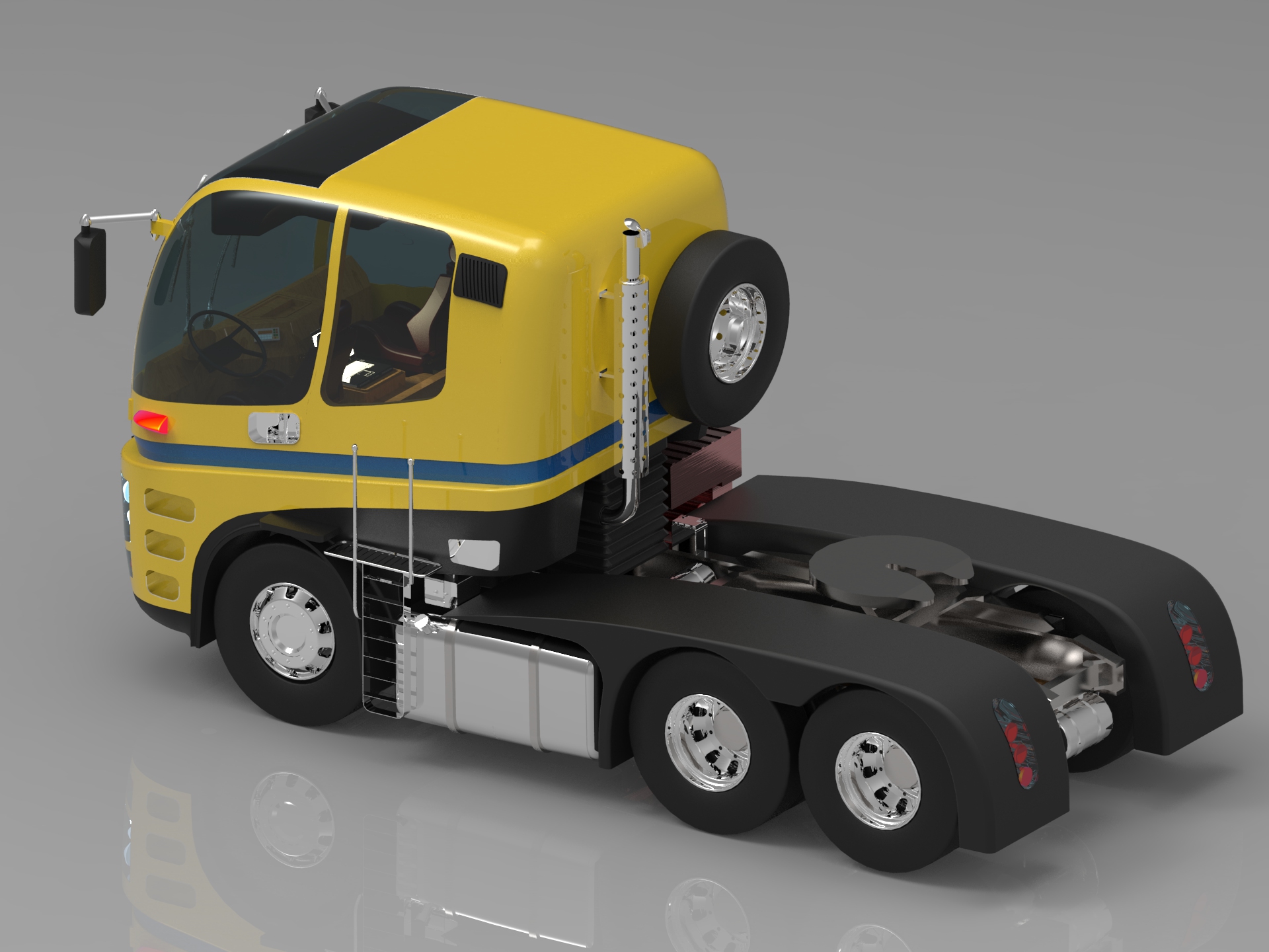 Chromatic II货车卡车模型3D图纸 x_t格式